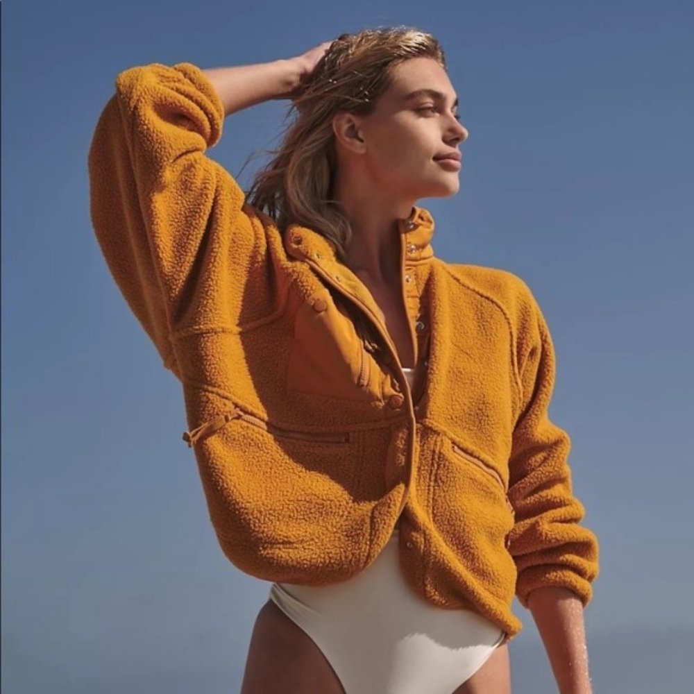 Free People Hit the Slopes Fleece Jacket